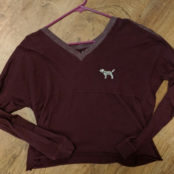 PINK Victoria's Secret Tops - Victoria secret pink cropped top